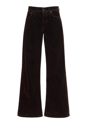 Jeanerica Kyoto Corduroy Low-Rise Flared-Leg Jeans - Moda Operandi