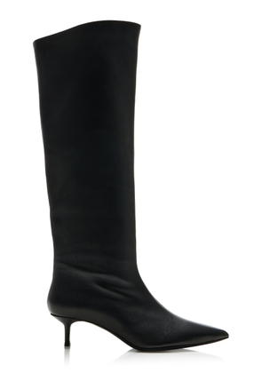 STAUD Sebastian Leather Knee Boots - Moda Operandi