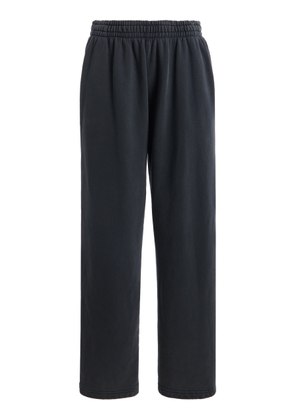 SLVRLAKE Washed-Cotton Straight-Leg Sweatpants - Moda Operandi