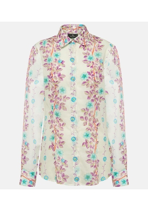 Etro Floral cotton shirt