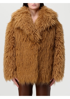 Fur Coat PATRIZIA PEPE Woman color Beige