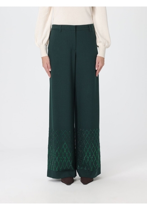 Pants PINKO Woman color Green