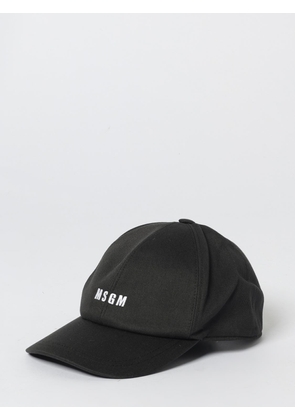 Hat MSGM Men color Black