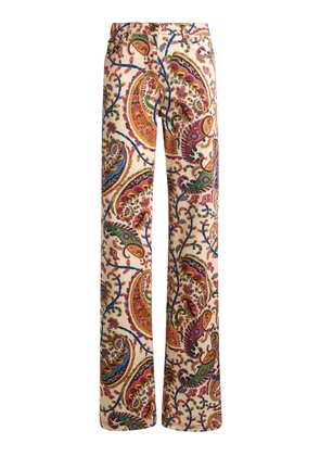 Etro Stretch Mid-Rise Bootcut Jeans - Moda Operandi