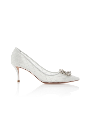 Roger Vivier Efflorescence Crystal-Net Pumps - Moda Operandi