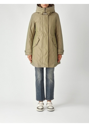 Coat WOOLRICH Woman color Mud
