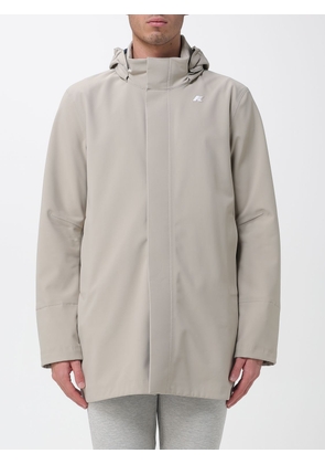 Coat K-WAY Men color Beige