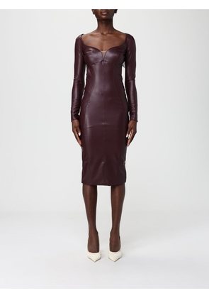 Dress ELISABETTA FRANCHI Woman color Wine