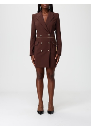 Dress ELISABETTA FRANCHI Woman color Coffee