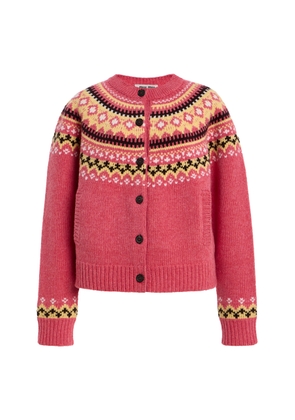 Miu Miu Fair Isle Wool Cardigan - Moda Operandi
