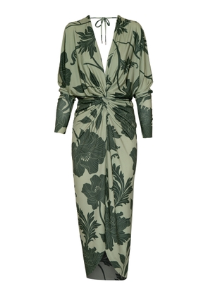 Andres Otalora Nuestro Presente Jersey Midi Dress - Moda Operandi