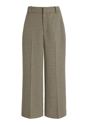 Favorite Daughter Cropped Houndstooth Fiona Trousers - Moda Operandi