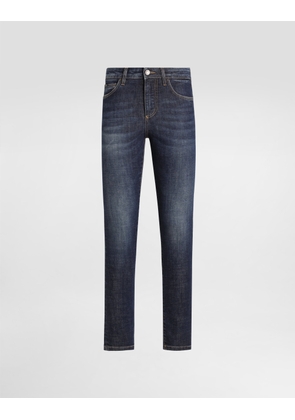 Dolce & Gabbana 5-pocket Stretch Denim Trousers - Woman Denim And Jeans Multi-colored 54