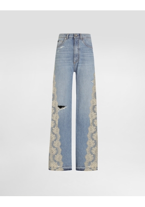 Dolce & Gabbana 5-pocket Denim Trousers - Woman Denim And Jeans Multi-colored 42