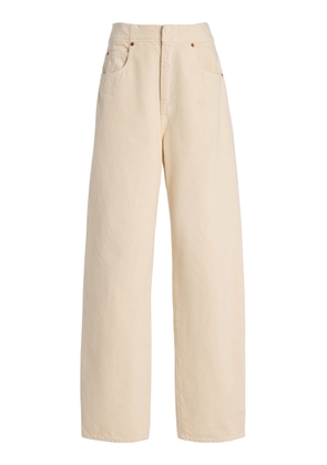 SLVRLAKE Camilla Rigid Curve-Waist Wide-Leg Jeans  - Moda Operandi