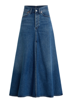 Citizens of Humanity x Bloom Farm Exclusive Fluid Denim Maxi Skirt - Moda Operandi