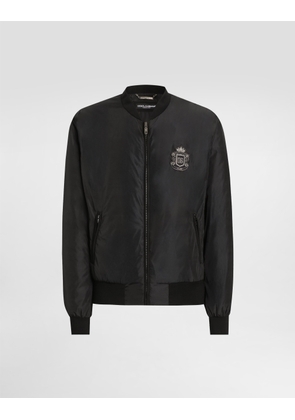 Dolce & Gabbana Jacket With Patch - Man Coats And Jackets Black 52
