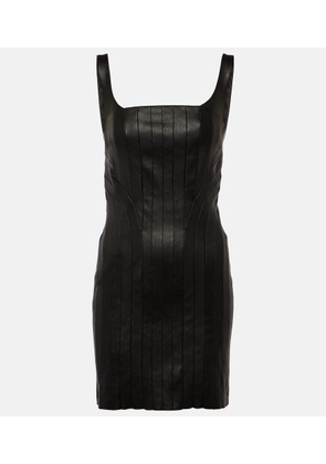 Stouls Nino leather minidress