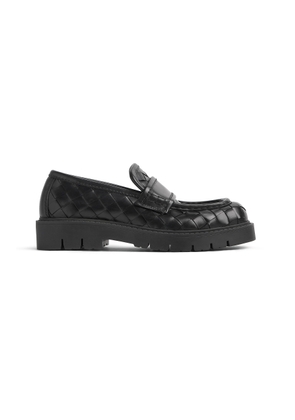 Bottega Veneta Haddock Intrecciato Leather Loafers  - Moda Operandi