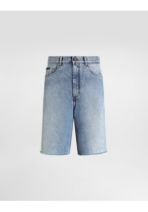 Dolce & Gabbana Denim Bermuda Shorts - Man Denim Multi-colored 50