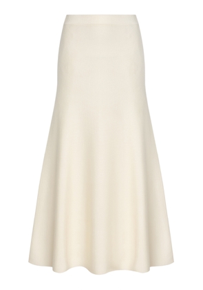 Gabriela Hearst Freddie Wool-Cashmere Midi Skirt - Moda Operandi