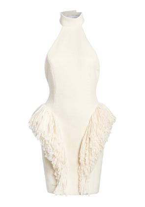 FRANÇOISE Bia Halter Tweed Cotton Dress - Moda Operandi