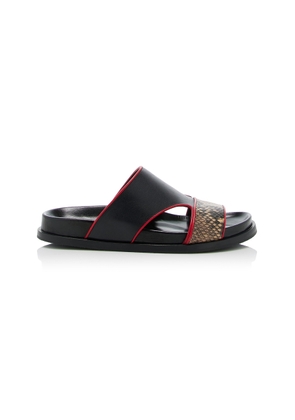 Dries Van Noten Leather Fussbett Sandals - Moda Operandi