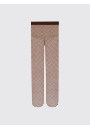Socks GUCCI Woman color Brown