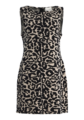 Posse Exclusive Lexi Leopard Knit Mini Dress - Moda Operandi