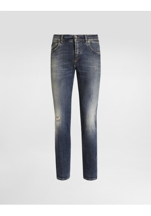 Dolce & Gabbana Denim Trousers - Man Denim Multi-colored 56