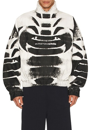 RRR123 Meta Pullover in White - White. Size M (also in L).
