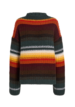 Khaite Yanis Striped Cashmere Sweater - Moda Operandi