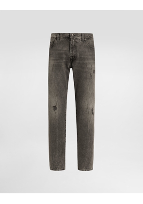 Dolce & Gabbana Denim Trousers - Man Denim Multi-colored 56