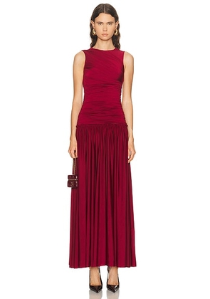 SIEDRES for FWRD Alina Dress in Burgundy - Red. Size 36 (also in 34, 38).