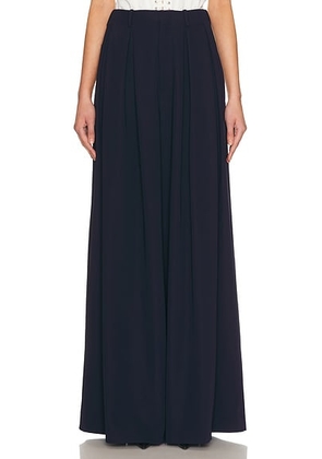 Ralph Lauren Collection Greer Pleated Pant in Icon Navy - Navy. Size 0 (also in 2).