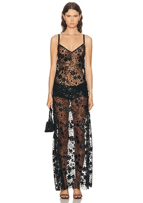 SIEDRES Lucille Dress in Black - Black. Size 38 (also in 36).