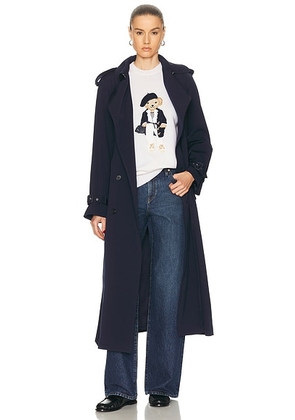 Ralph Lauren Collection Alecia Coat in Icon Navy - Navy. Size 2 (also in 0, 4, 6).