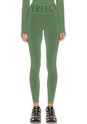 Perfect Moment Perfect Thermal Legging in Parisian Green - Sage. Size M (also in L).