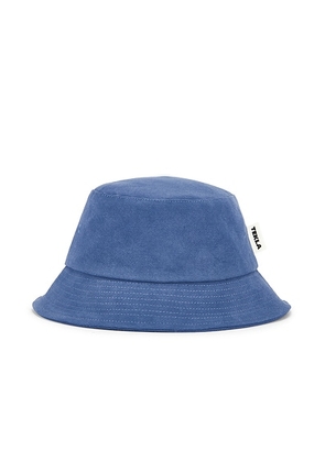 Tekla Bucket Hat in Lago - Blue. Size M (also in L).
