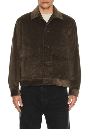 Theory Crosby Cord Jacket in Tarmac - Brown. Size S (also in XL/1X).