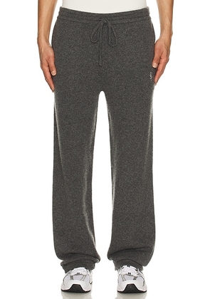 Sporty & Rich Cashmere Trousers in Light Grey - Grey. Size M (also in L, S).