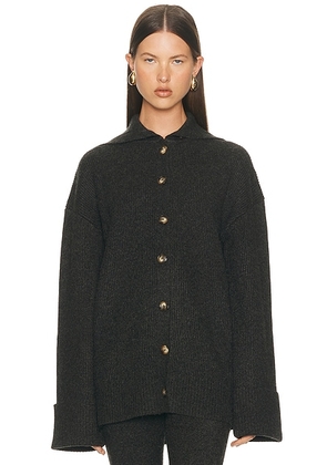 SEROYA Sal Sweater in Dark Charcoal - Charcoal. Size M (also in L, S, XL, XS).