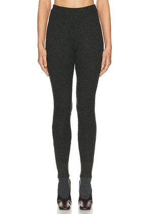 SEROYA Mish Legging in Dark Charcoal - Charcoal. Size M (also in L, S, XL).