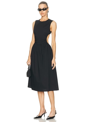 Solid & Striped The Sabine Dress in Noir - Black. Size M (also in L).