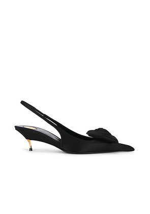 Saint Laurent Dakota Slingback Pump in Nero - Black. Size 37 (also in 36, 38, 39, 39.5).