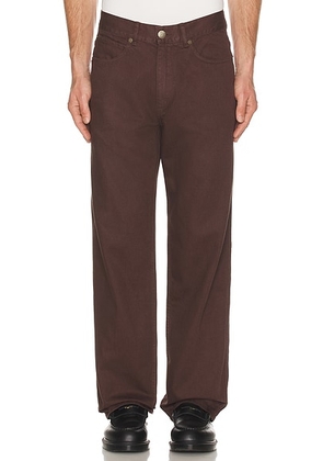 Palmes Coarse Trousers in Brown - Brown. Size 50 (also in ).