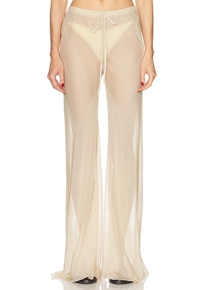 Shani Shemer Kairo Pant in Macadamia - Nude. Size M (also in XS, S, L).