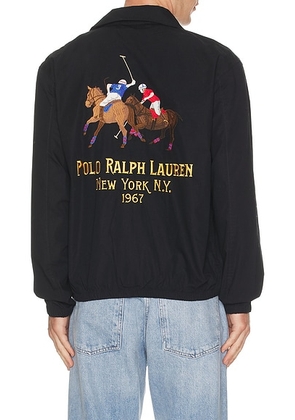 Polo Ralph Lauren Windbreaker Jacket in Polo Black - Blue. Size XL/1X (also in L, M).