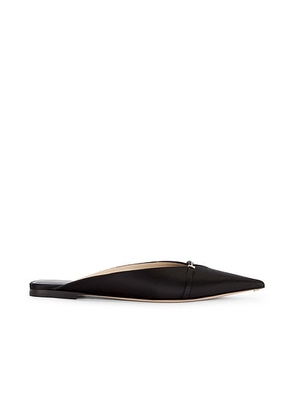 TOM FORD Satin Mule in Black - Black. Size 37 (also in 37.5, 38, 39, 39.5, 40, 41).