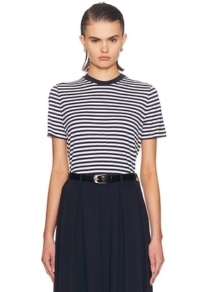 Ralph Lauren Collection T-shirt in Dark Navy & White - White,Navy. Size M (also in L, XS).